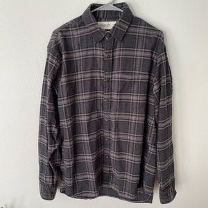 Mens Abercrombie Flannel Medium Relaxed Fit